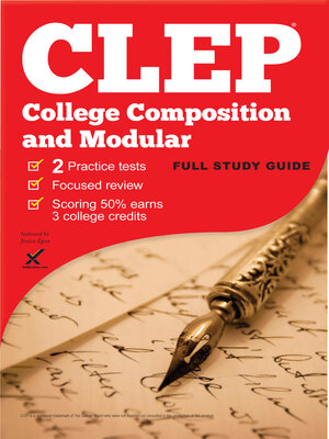 cover image of CLEP College Composition and Modular 2017